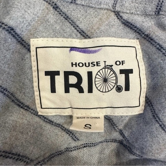 NWT House of Triot Soft Flannel Shirt - Picture 4 of 7